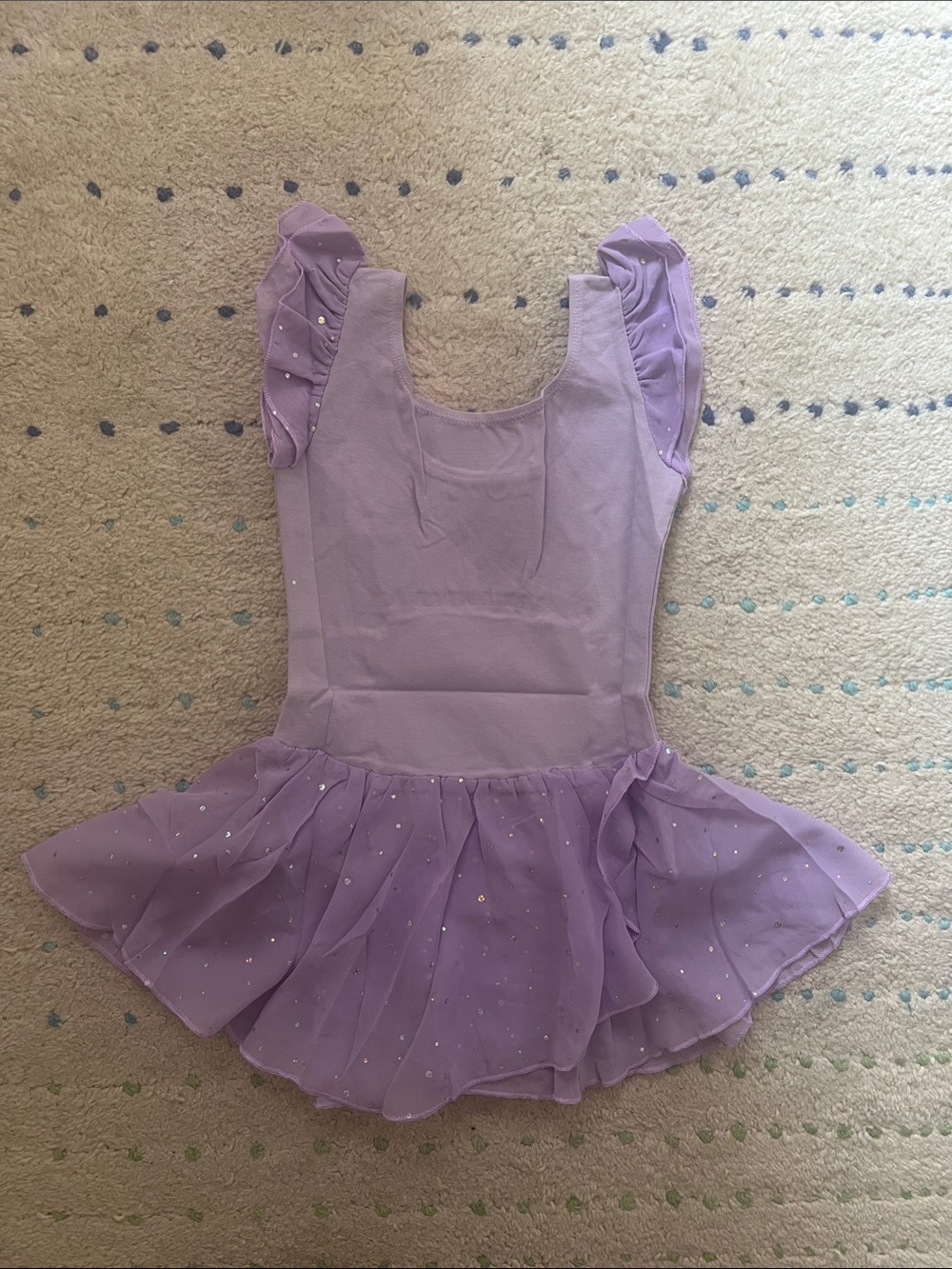 Girls Lavender Sparkle Ballet Tutu Dress